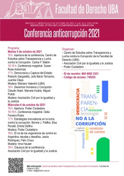 Conferencia anticorrupción 2021