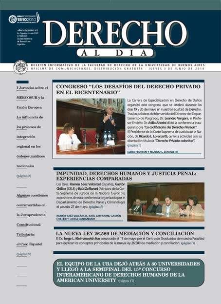 Tapa de Derecho al Día - Edición 162