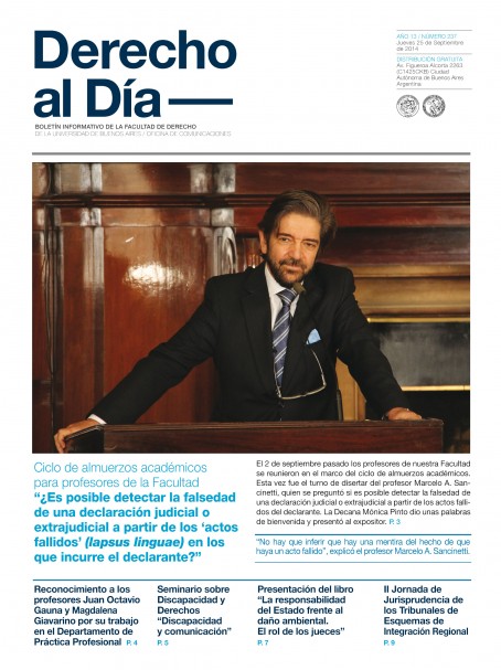 Tapa de Derecho al Día - Edición 237