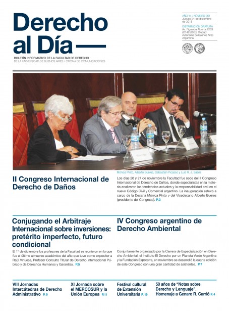 Tapa de Derecho al Día - Edición 261