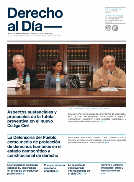 Tapa de Derecho al Día - Edición 268