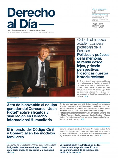 Tapa de Derecho al Día - Edición 284