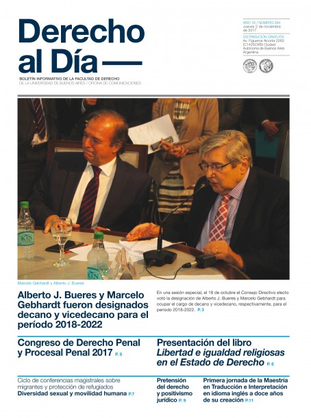 Tapa de Derecho al Día - Edición 294