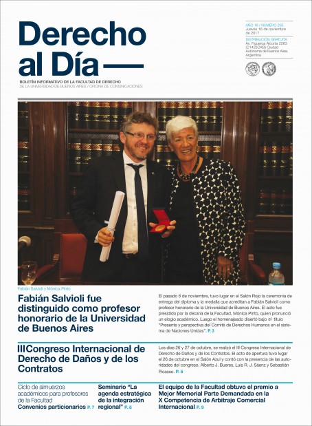 Tapa de Derecho al Día - Edición 295