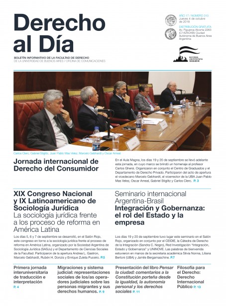 Tapa de Derecho al Día - Edición 310