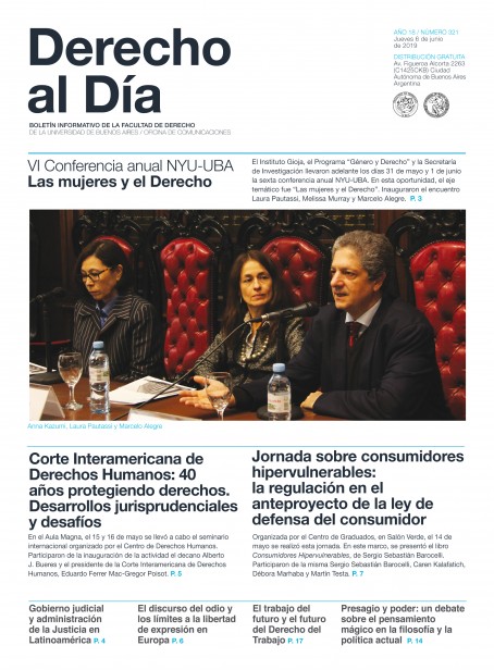 Tapa de Derecho al Día - Edición 321