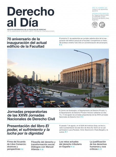 Tapa de Derecho al Día - Edición 325