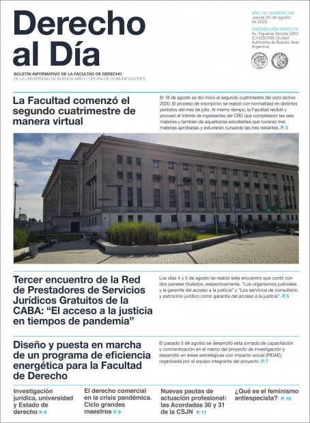 Tapa de Derecho al Día - Edición 342