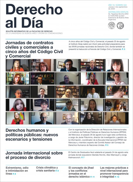 Tapa de Derecho al Día - Edición 343