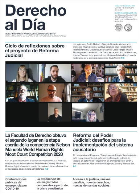 Tapa de Derecho al Día - Edición 346