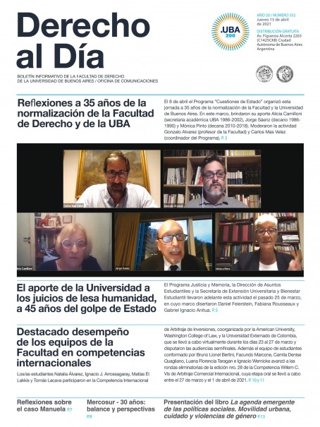 Tapa de Derecho al Día - Edición 352