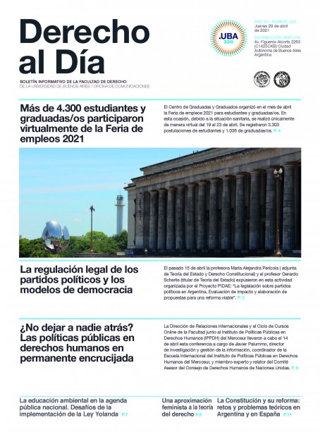 Tapa de Derecho al Día - Edición 353