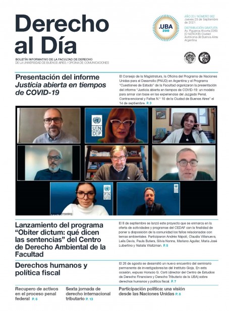 Tapa de Derecho al Día - Edición 362