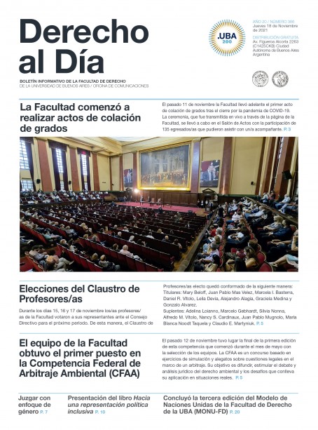 Tapa de Derecho al Día - Edición 366