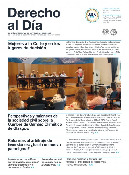 Tapa de Derecho al Día - Edición 369