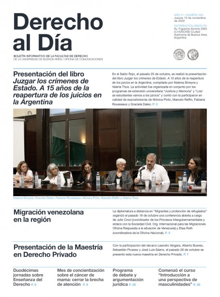 Tapa de Derecho al Día - Edición 383