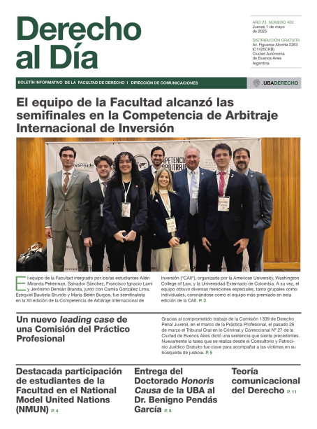 Tapa de Derecho al Día - Edición 420