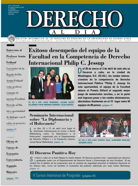 Tapa de Derecho al Día - Edición 46