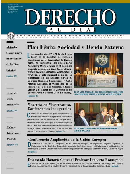 Tapa de Derecho al Día - Edición 47