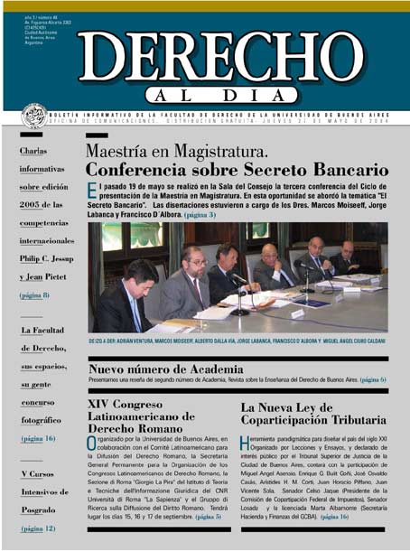 Tapa de Derecho al Día - Edición 48