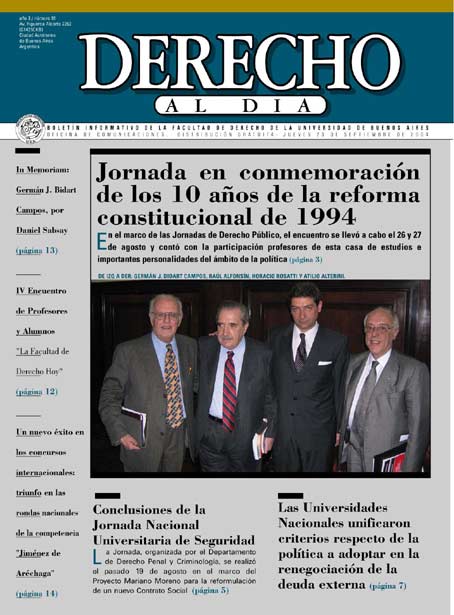 Tapa de Derecho al Día - Edición 55