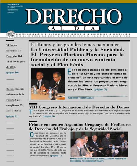 Tapa de Derecho al Día - Edición 70