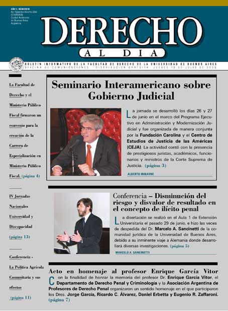 Tapa de Derecho al Día - Edición 90