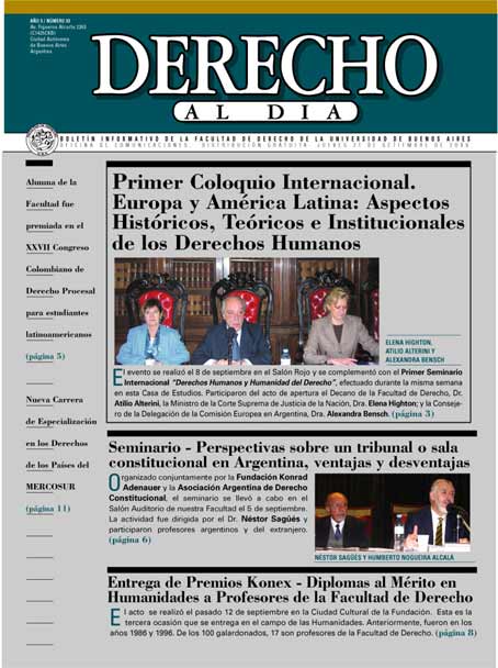 Tapa de Derecho al Día - Edición 93