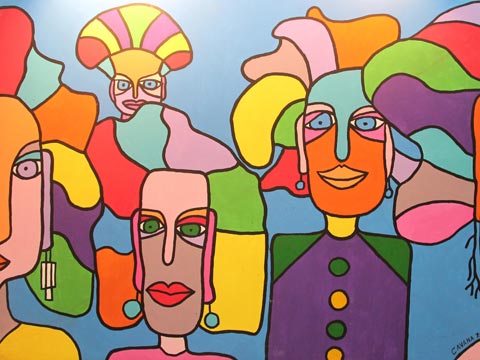 Muestra del Taller de Mural del Instituto Superior de Artes Plásticas de Avellaneda